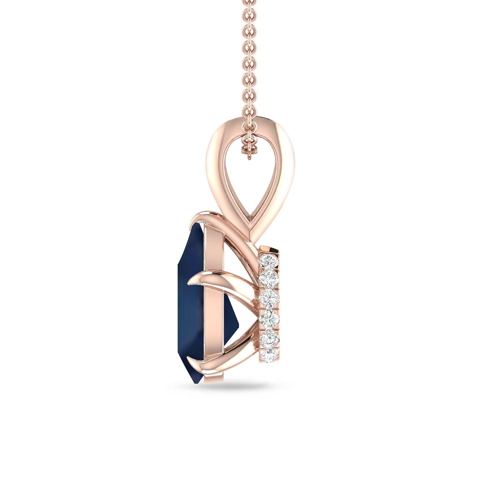 Rose Gold - Sapphire