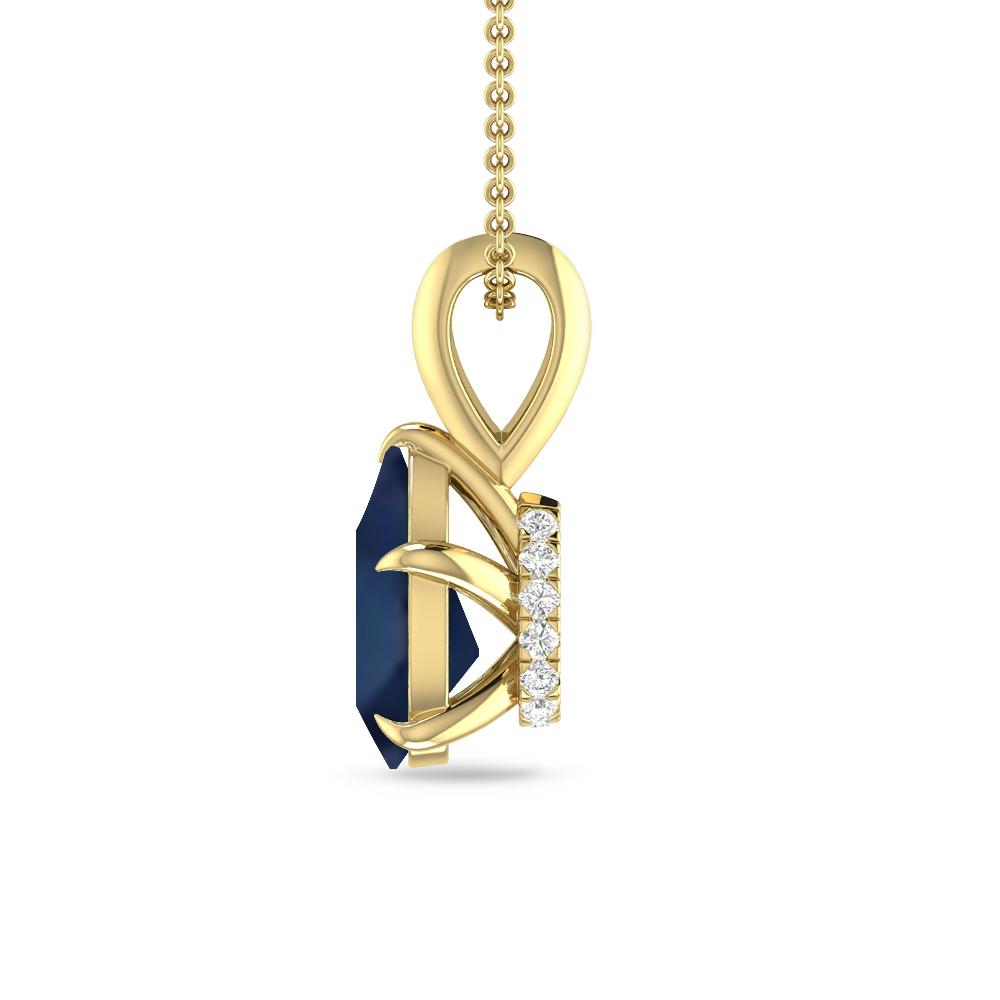 Yellow Gold - Sapphire