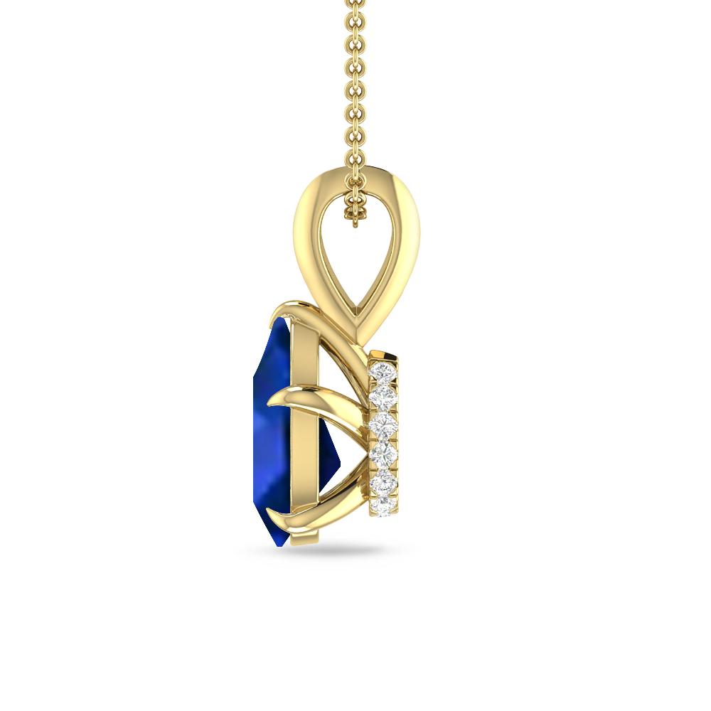 Yellow Gold - Sapphire