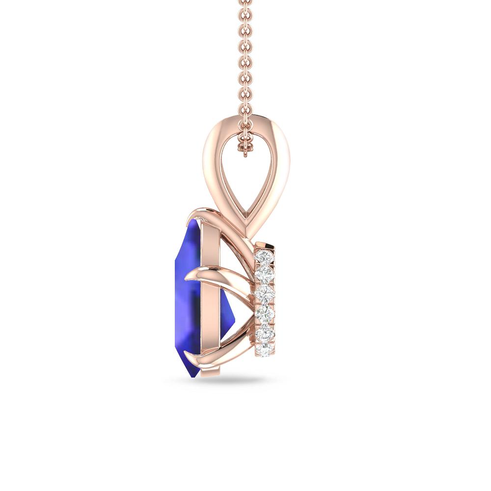 Rose Gold - Tanzanite