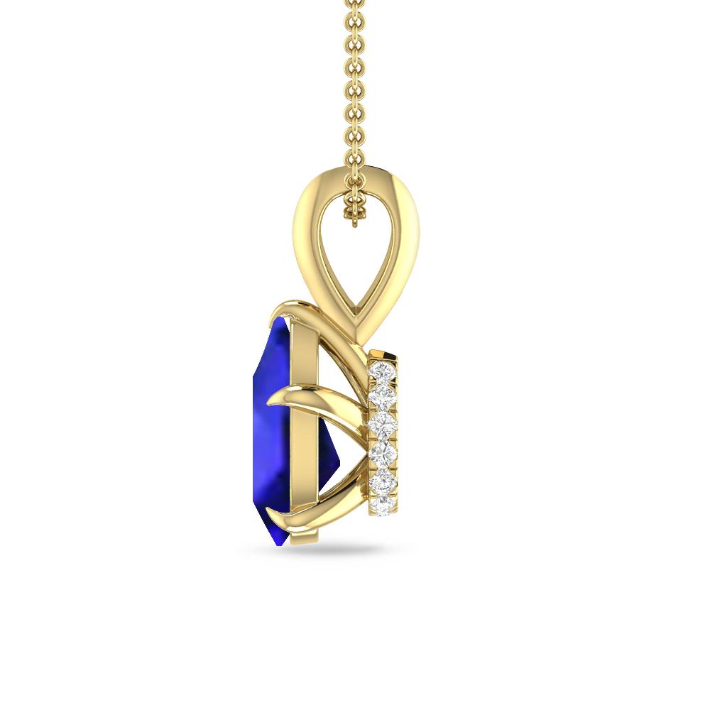 Yellow Gold - Tanzanite