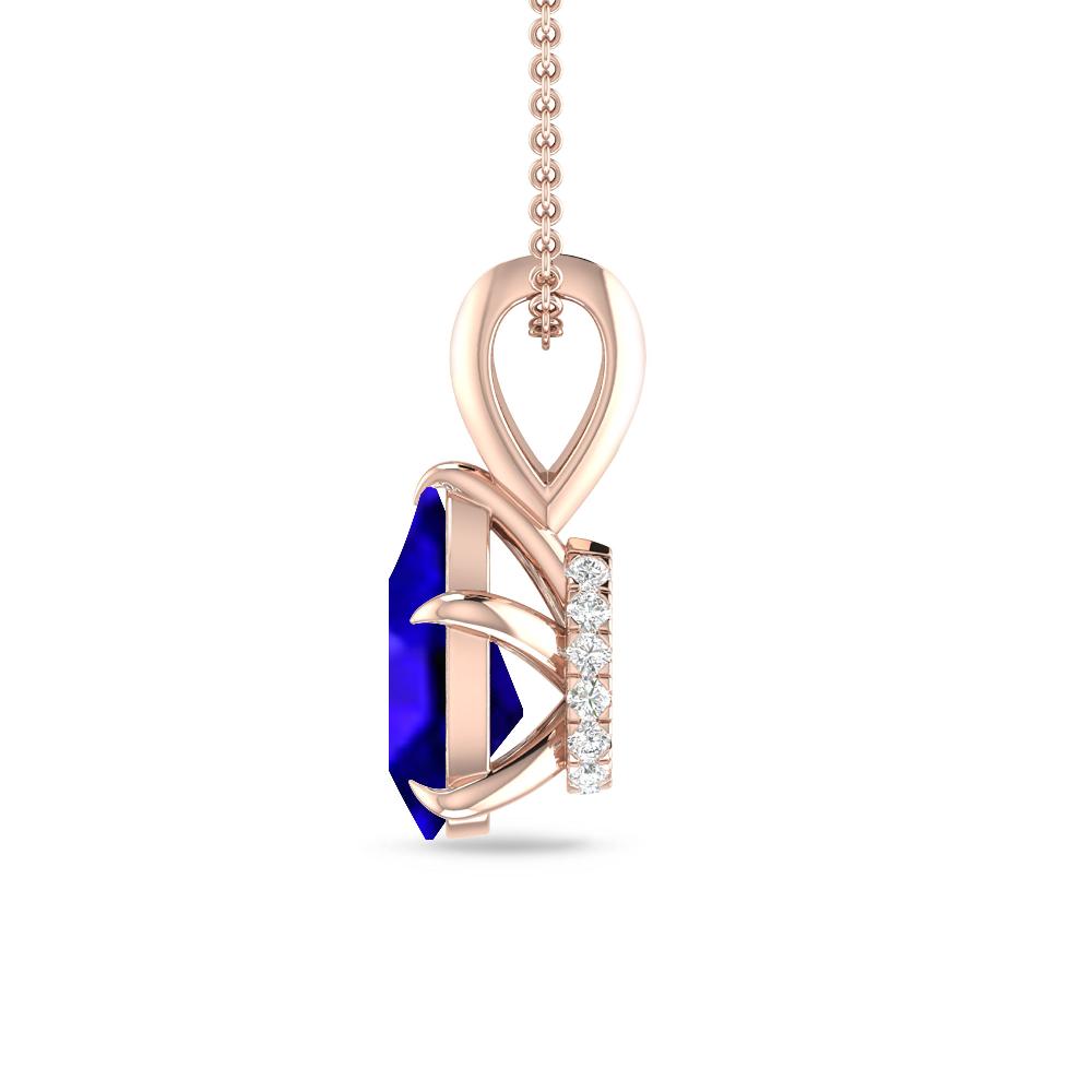 Rose Gold - Tanzanite