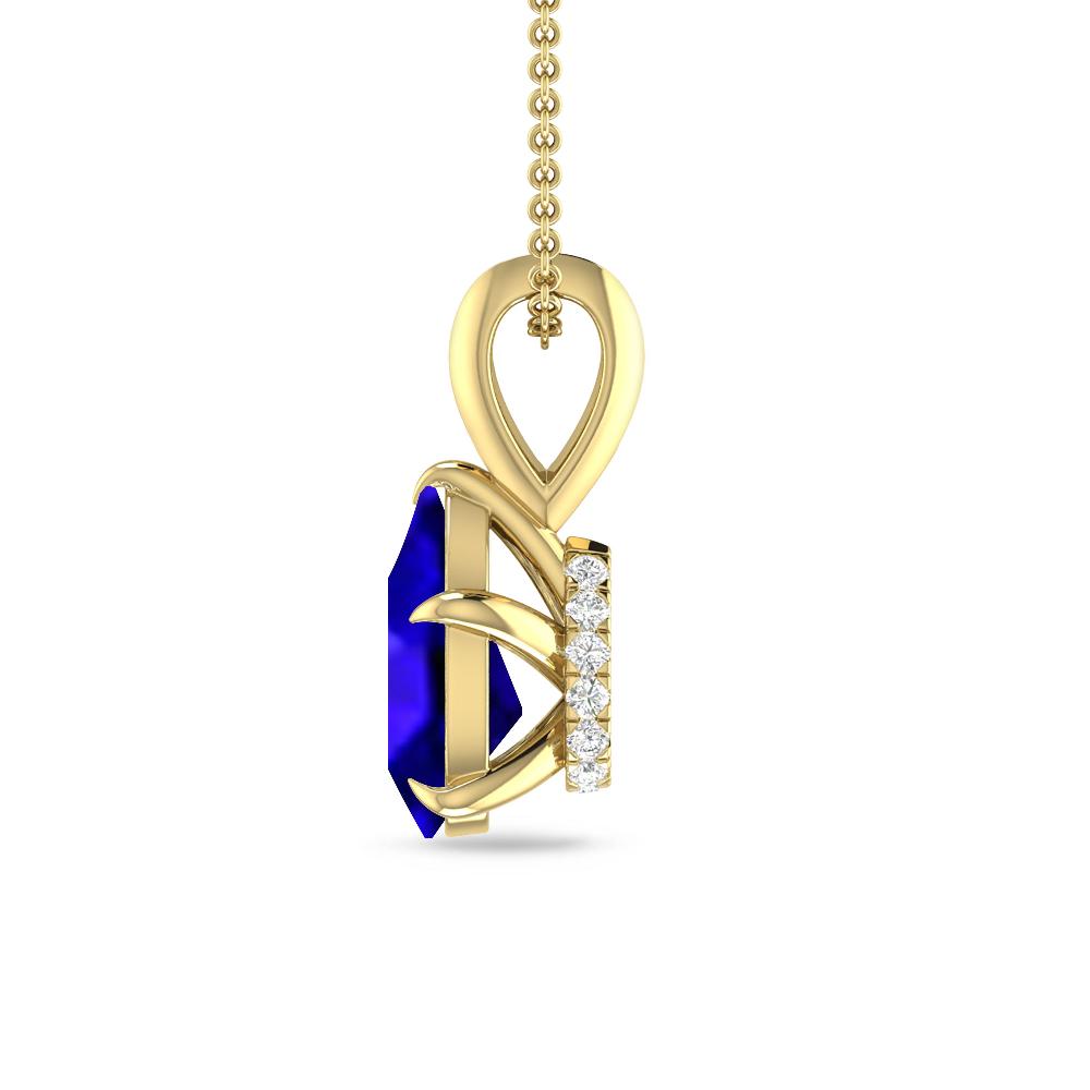 Yellow Gold - Tanzanite