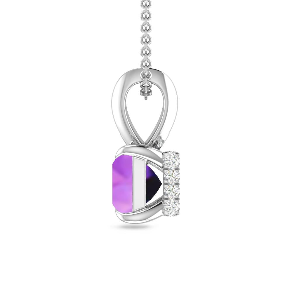 White Gold - Amethyst