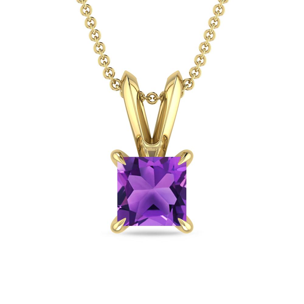 Yellow Gold - Amethyst