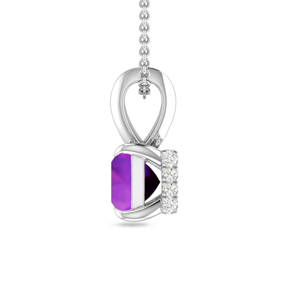 White Gold - Amethyst