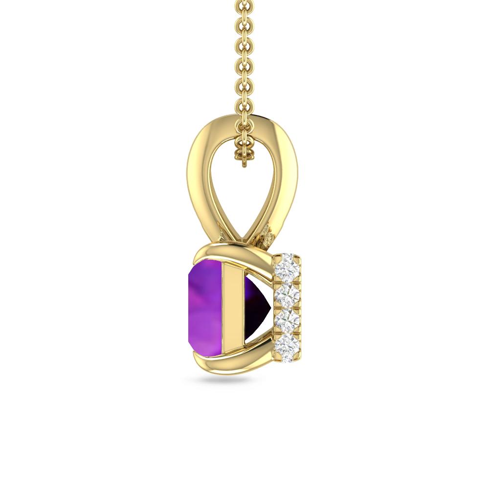 Yellow Gold - Amethyst