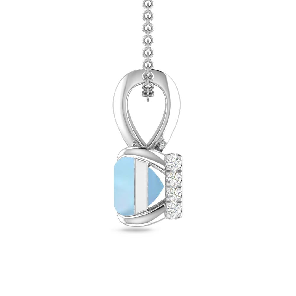 White Gold - Aquamarine