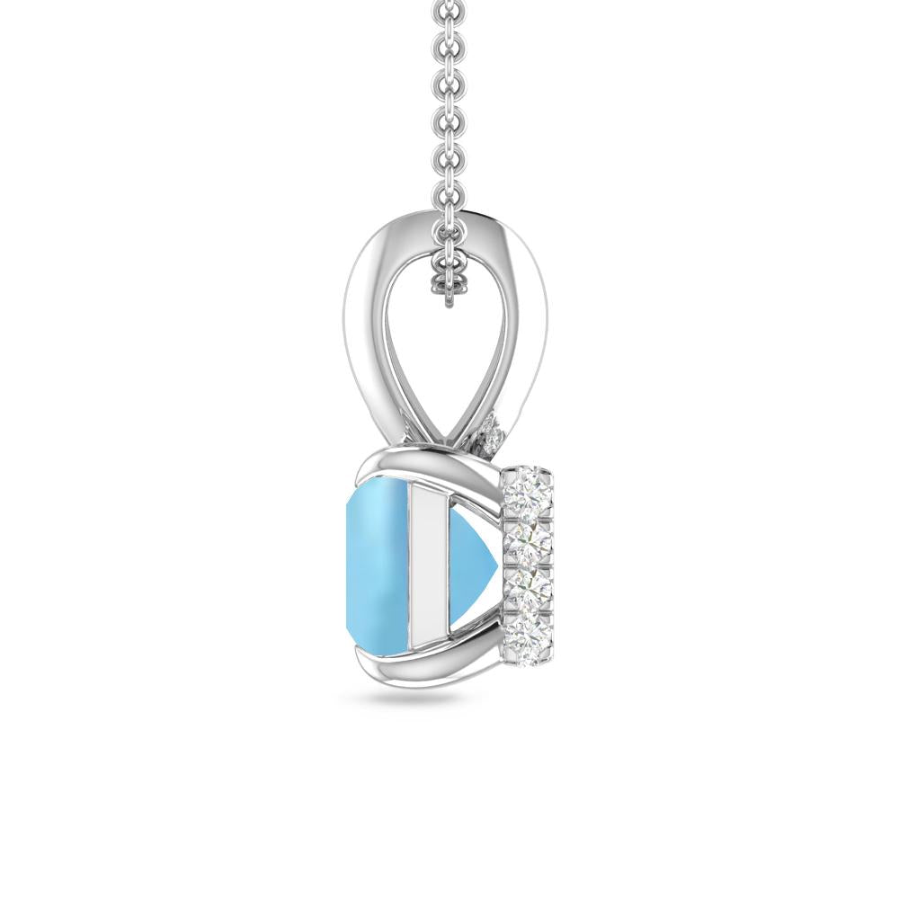 White Gold - Aquamarine