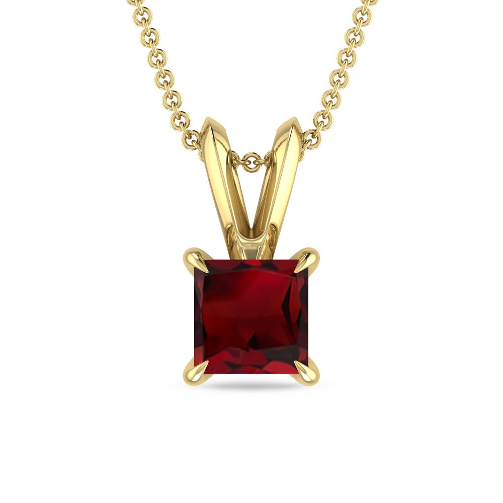 Yellow Gold - Garnet