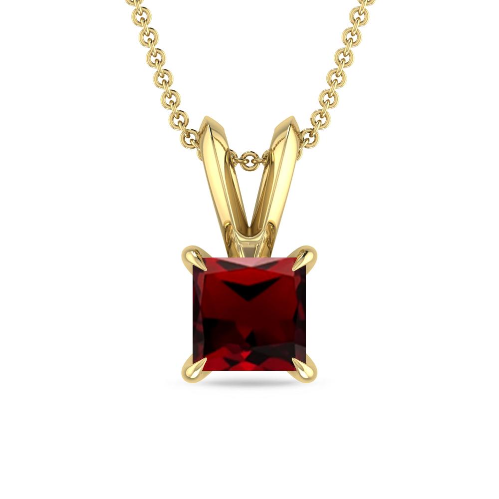 Yellow Gold - Garnet