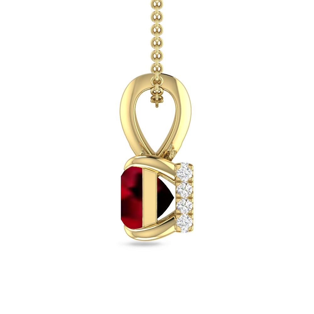 Yellow Gold - Garnet