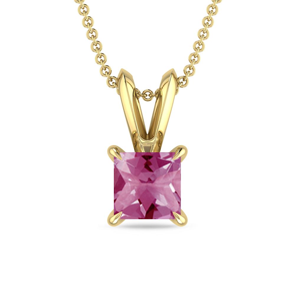 Yellow Gold - Pink Tourmaline