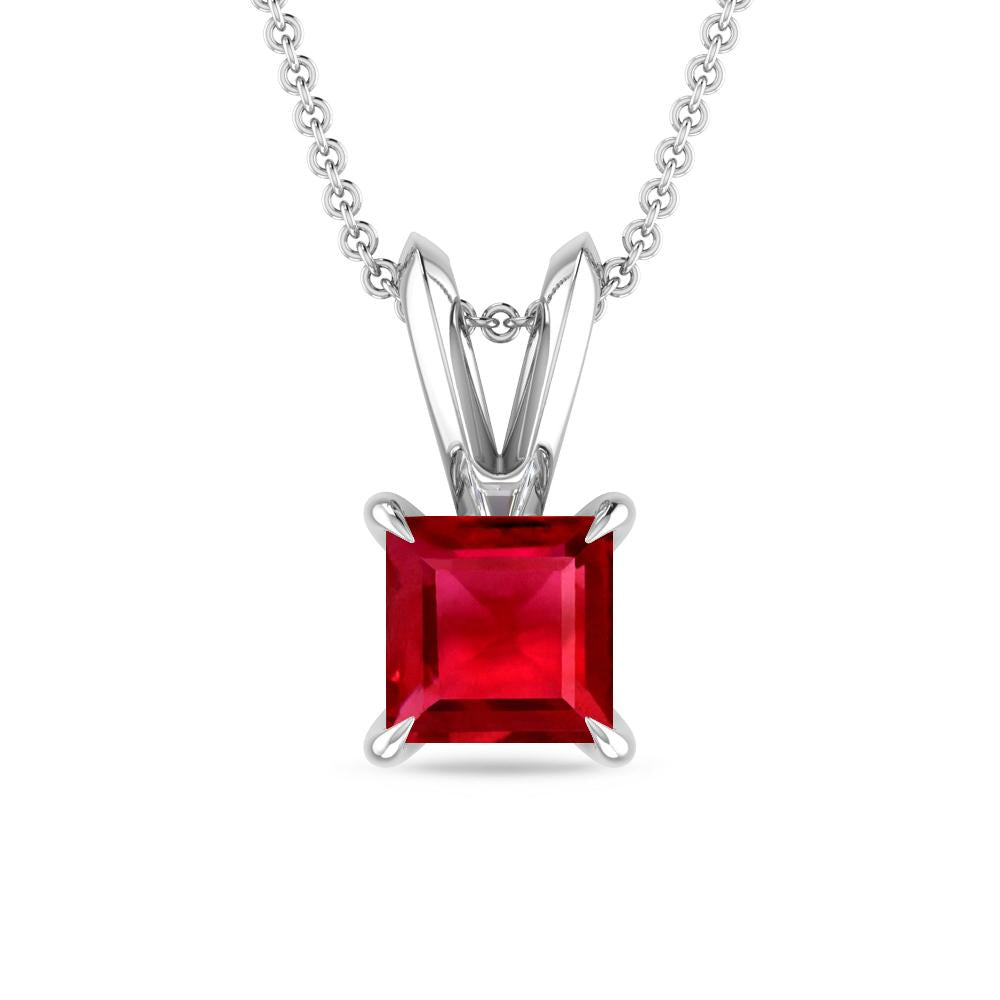 White Gold - Ruby