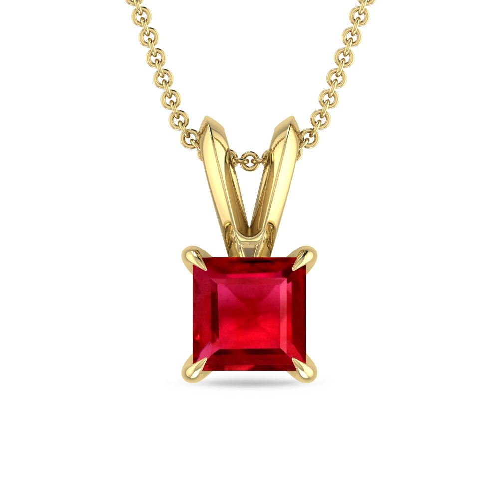 Yellow Gold - Ruby