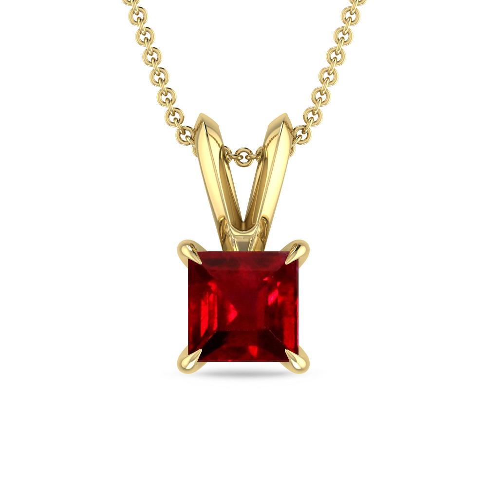 Yellow Gold - Ruby