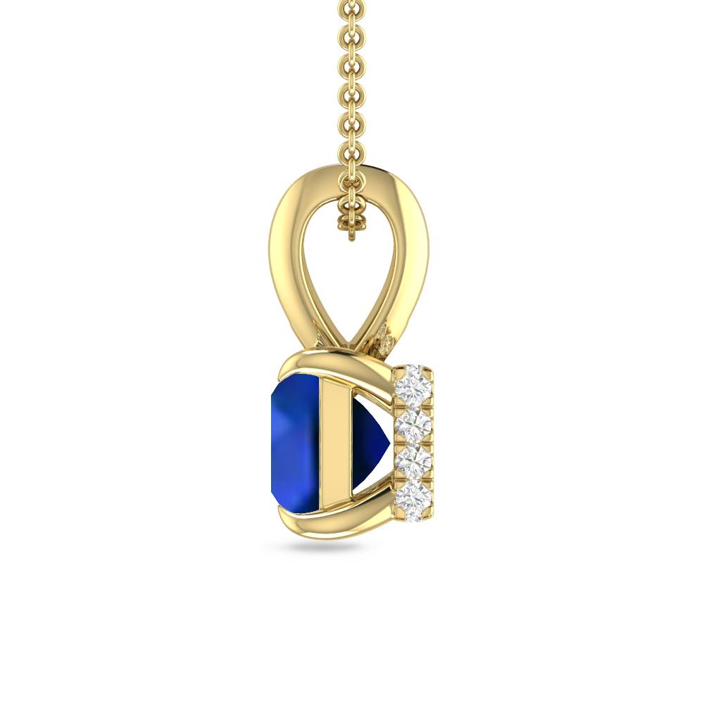 Yellow Gold - Sapphire