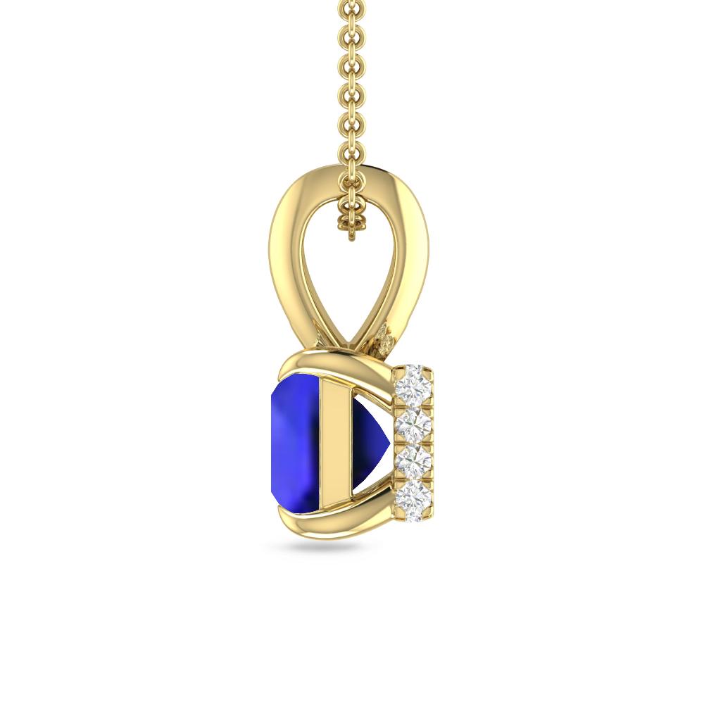 Yellow Gold - Tanzanite