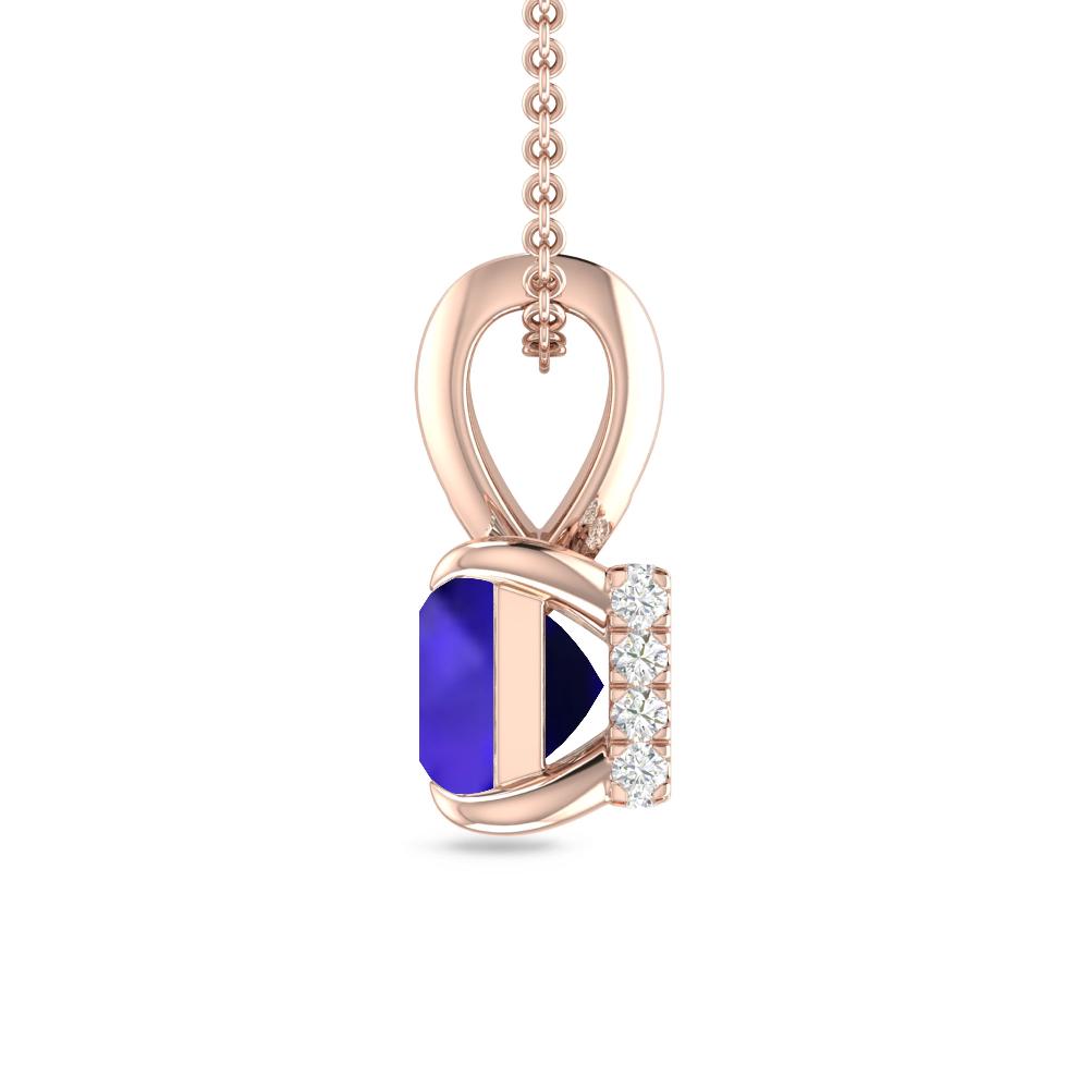 Rose Gold - Tanzanite