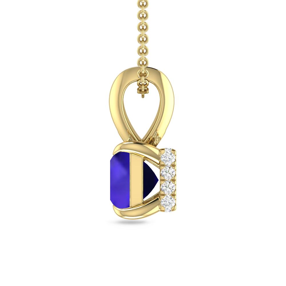 Yellow Gold - Tanzanite