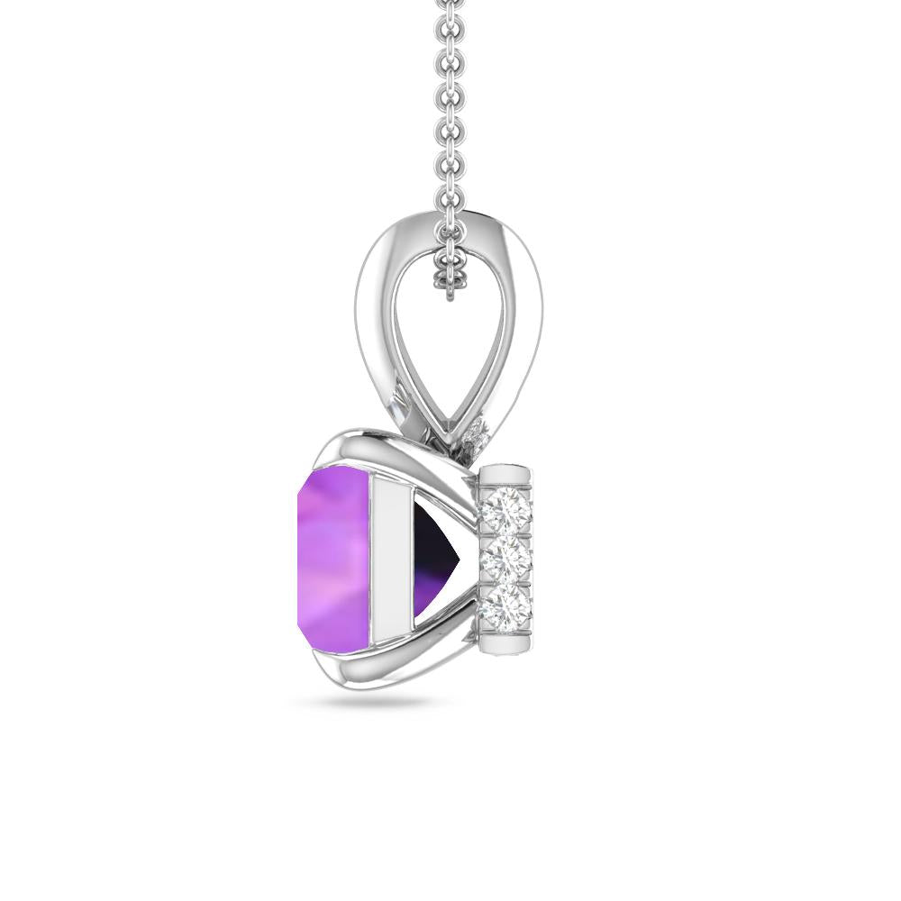 White Gold - Amethyst