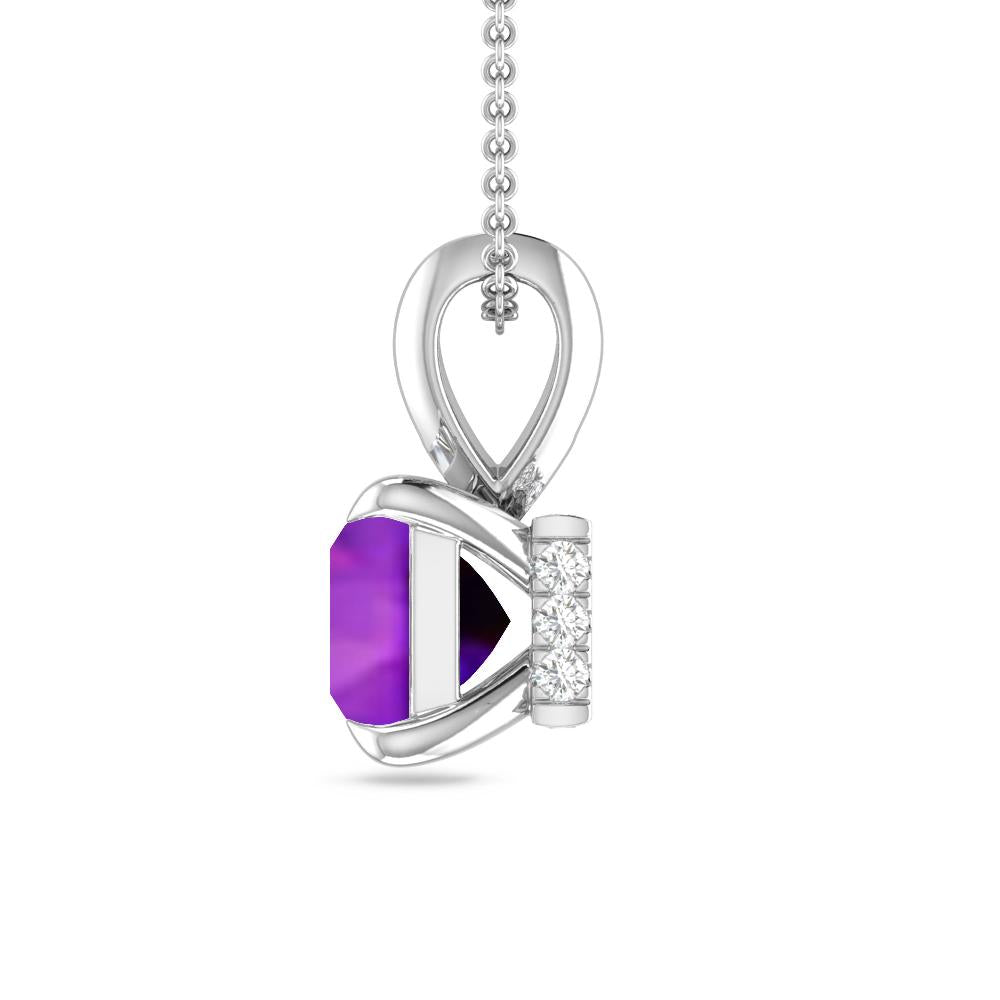 White Gold - Amethyst