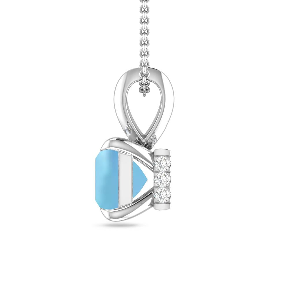 White Gold - Aquamarine