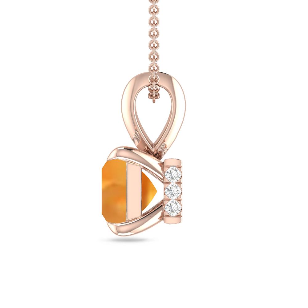 Rose Gold - Citrine