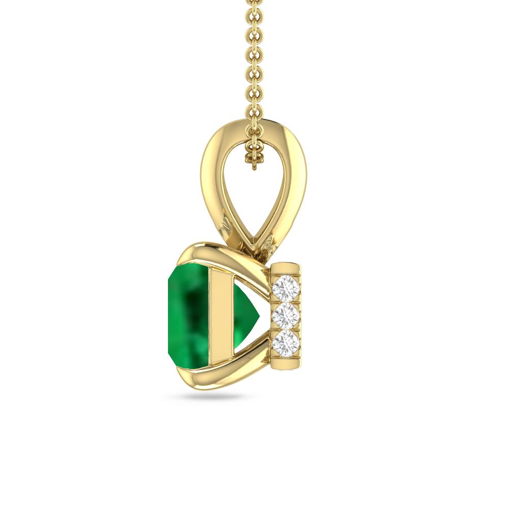 Yellow Gold - Emerald