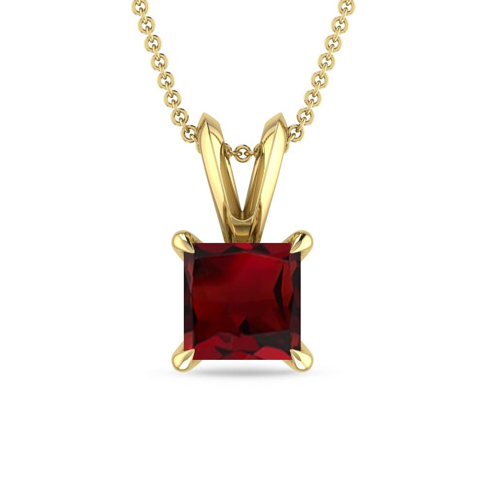 Yellow Gold - Garnet