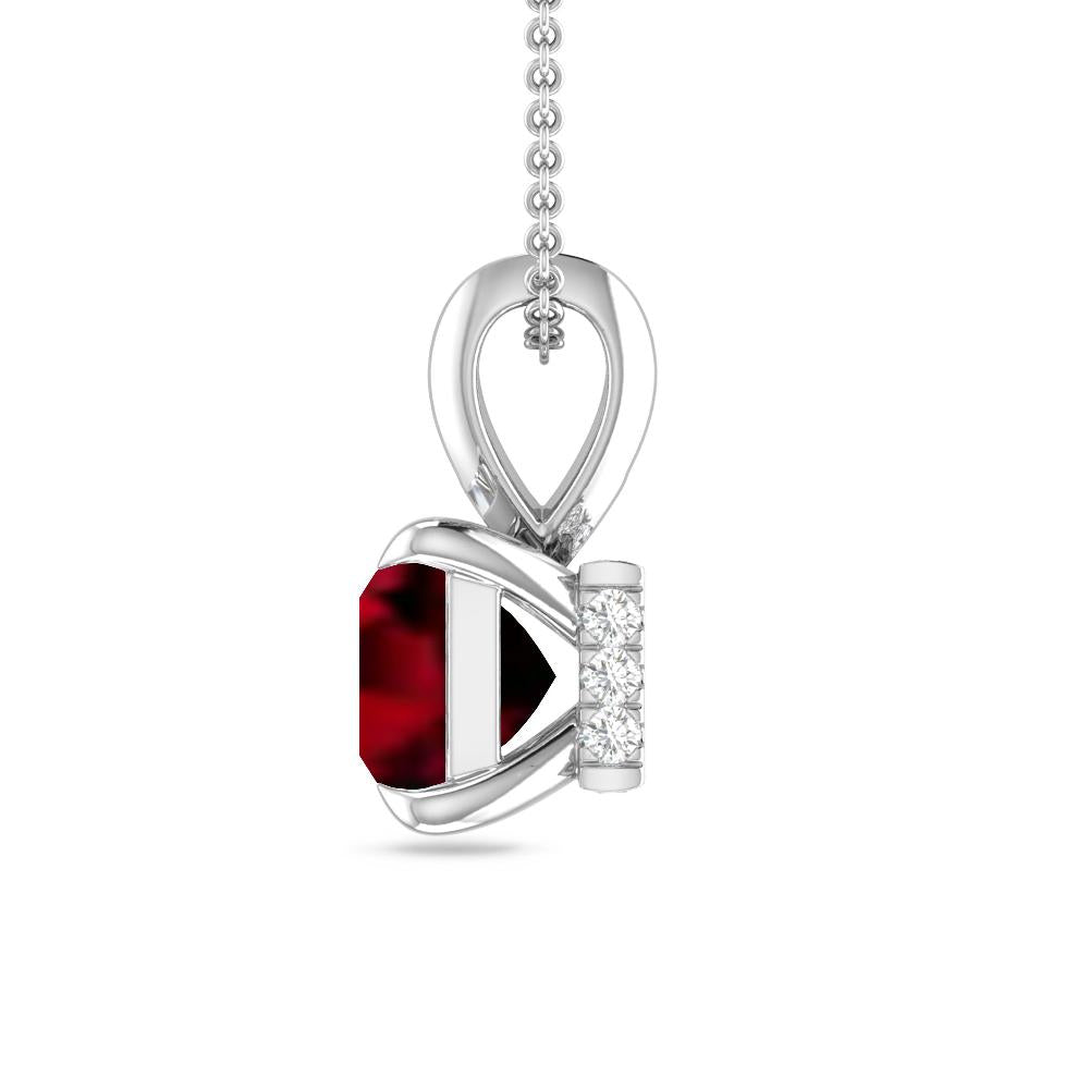 White Gold - Garnet