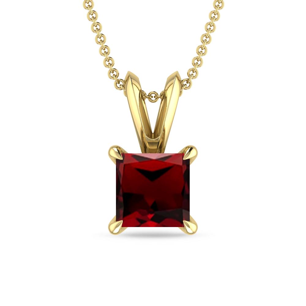 Yellow Gold - Garnet