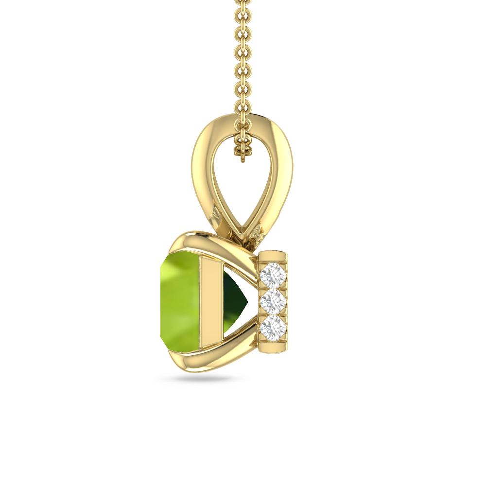 Yellow Gold - Peridot