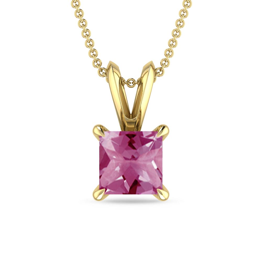 Yellow Gold - Pink Tourmaline