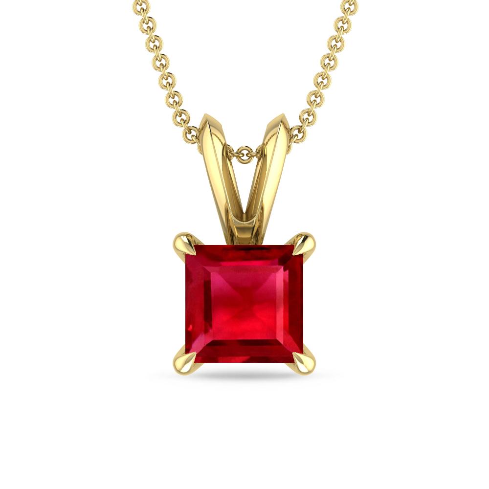 Yellow Gold - Ruby