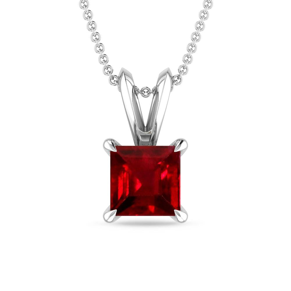 White Gold - Ruby