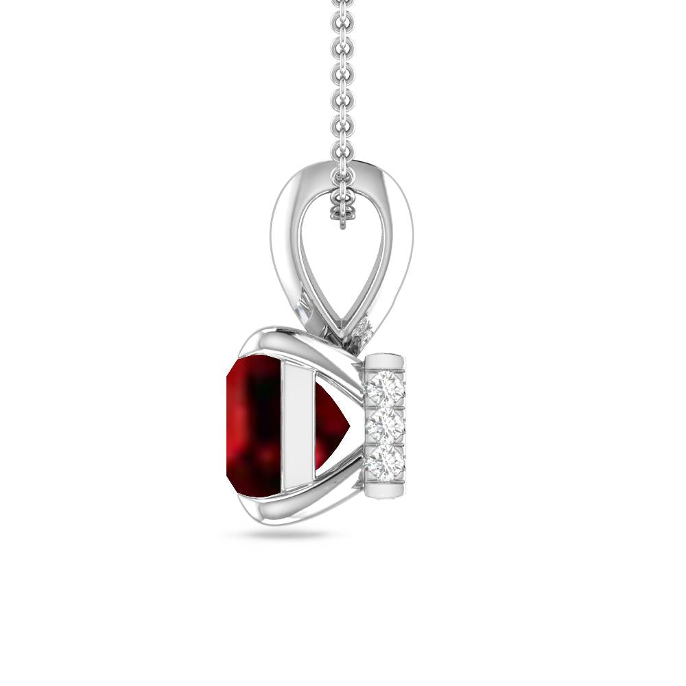 White Gold - Ruby