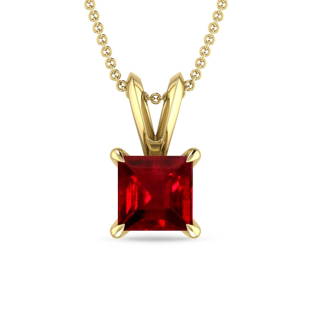 Yellow Gold - Ruby