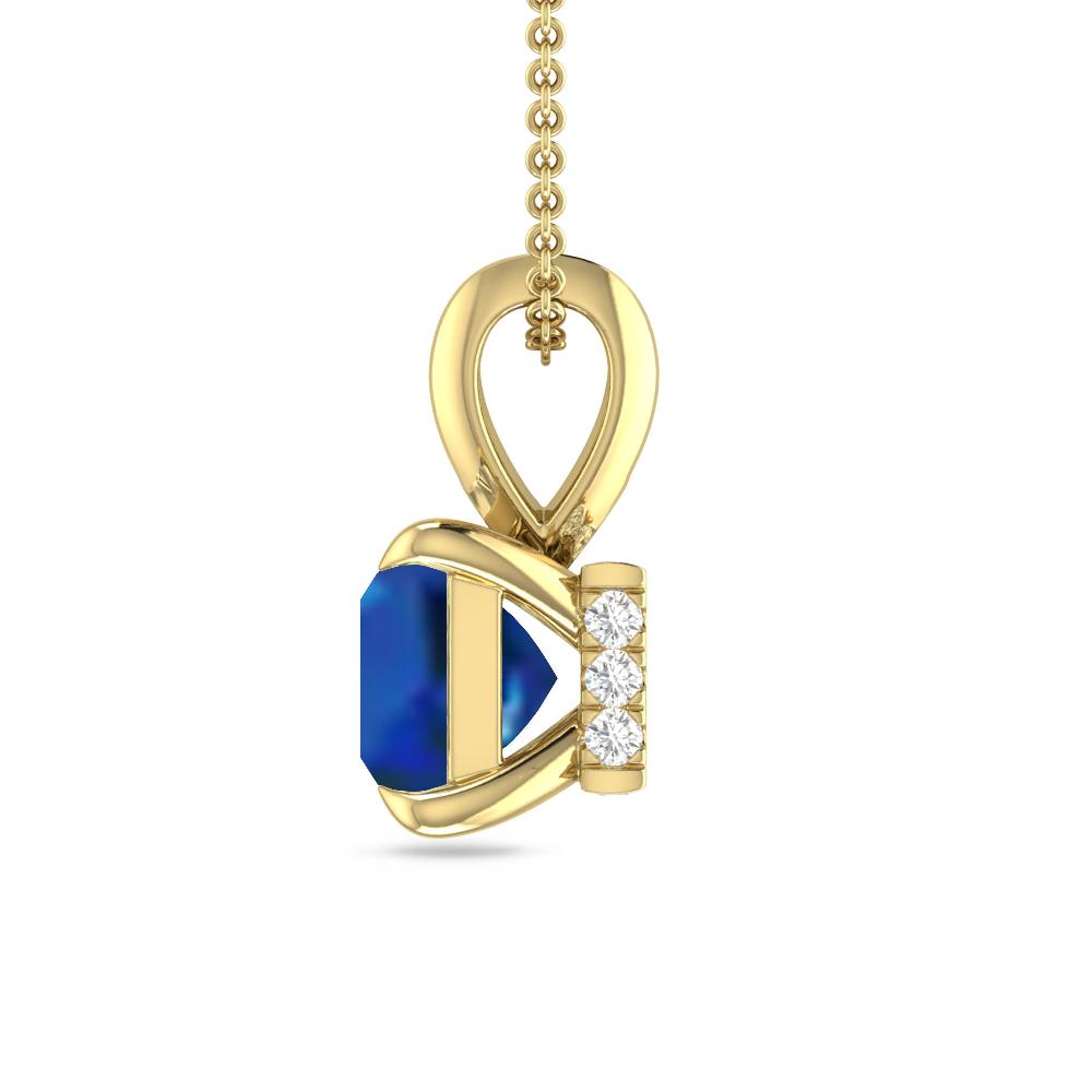 Yellow Gold - Sapphire