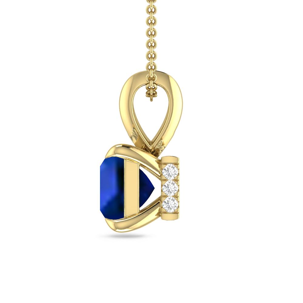 Yellow Gold - Sapphire