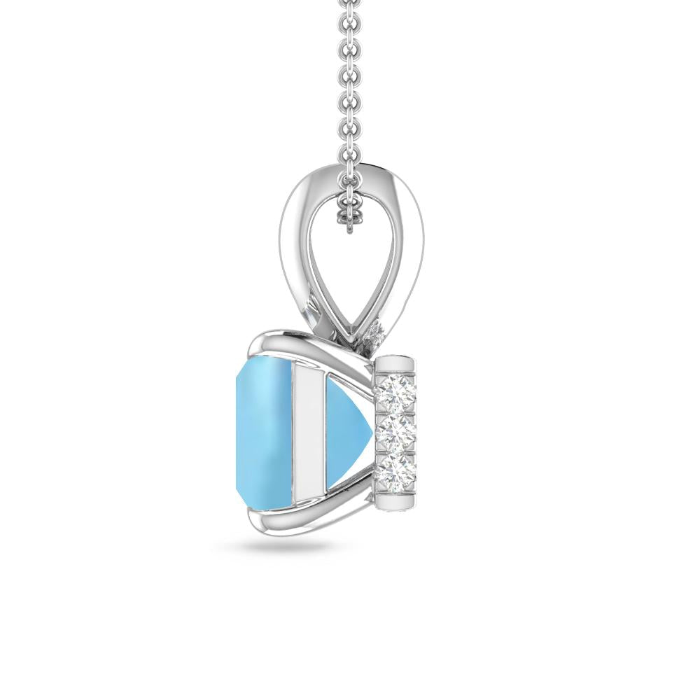 White Gold - Aquamarine