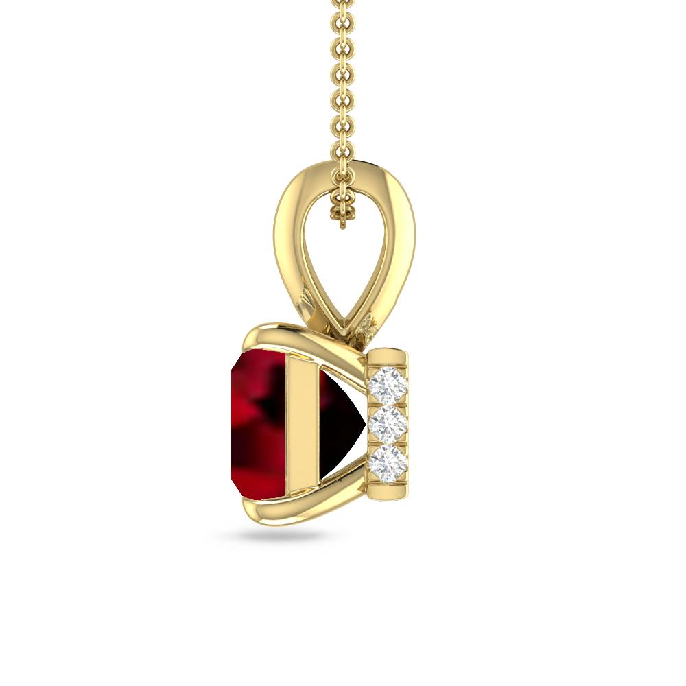 Yellow Gold - Garnet