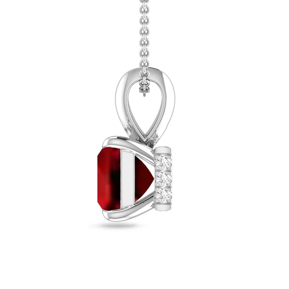 White Gold - Ruby