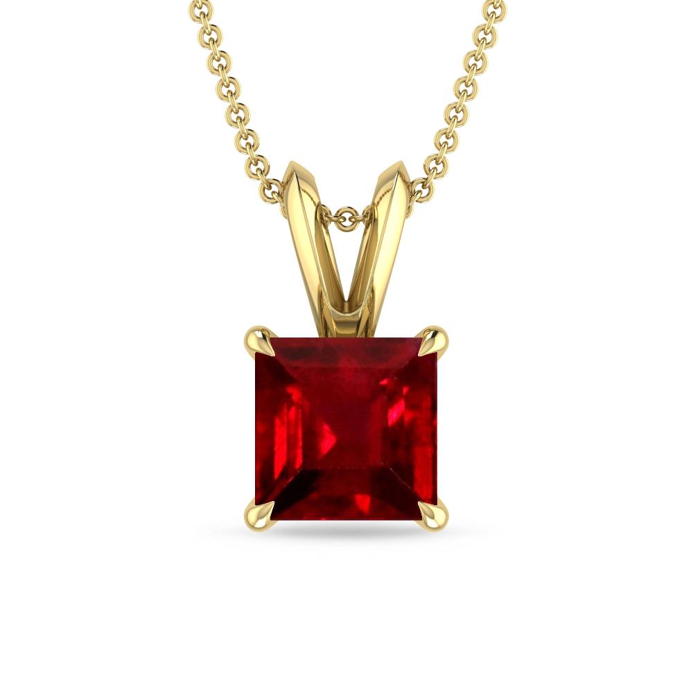 Yellow Gold - Ruby