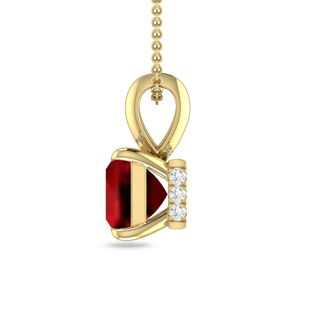 Yellow Gold - Ruby