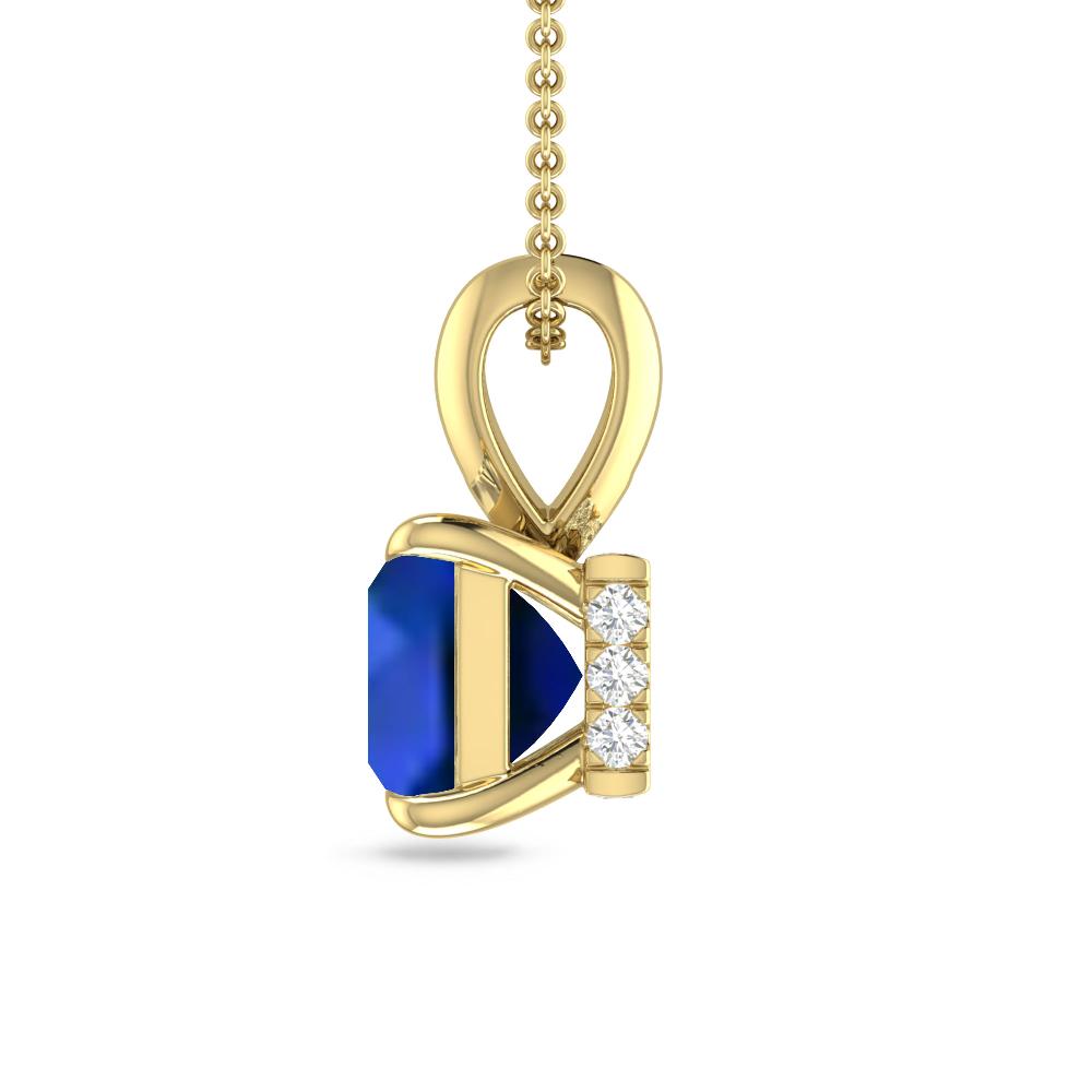 Yellow Gold - Sapphire