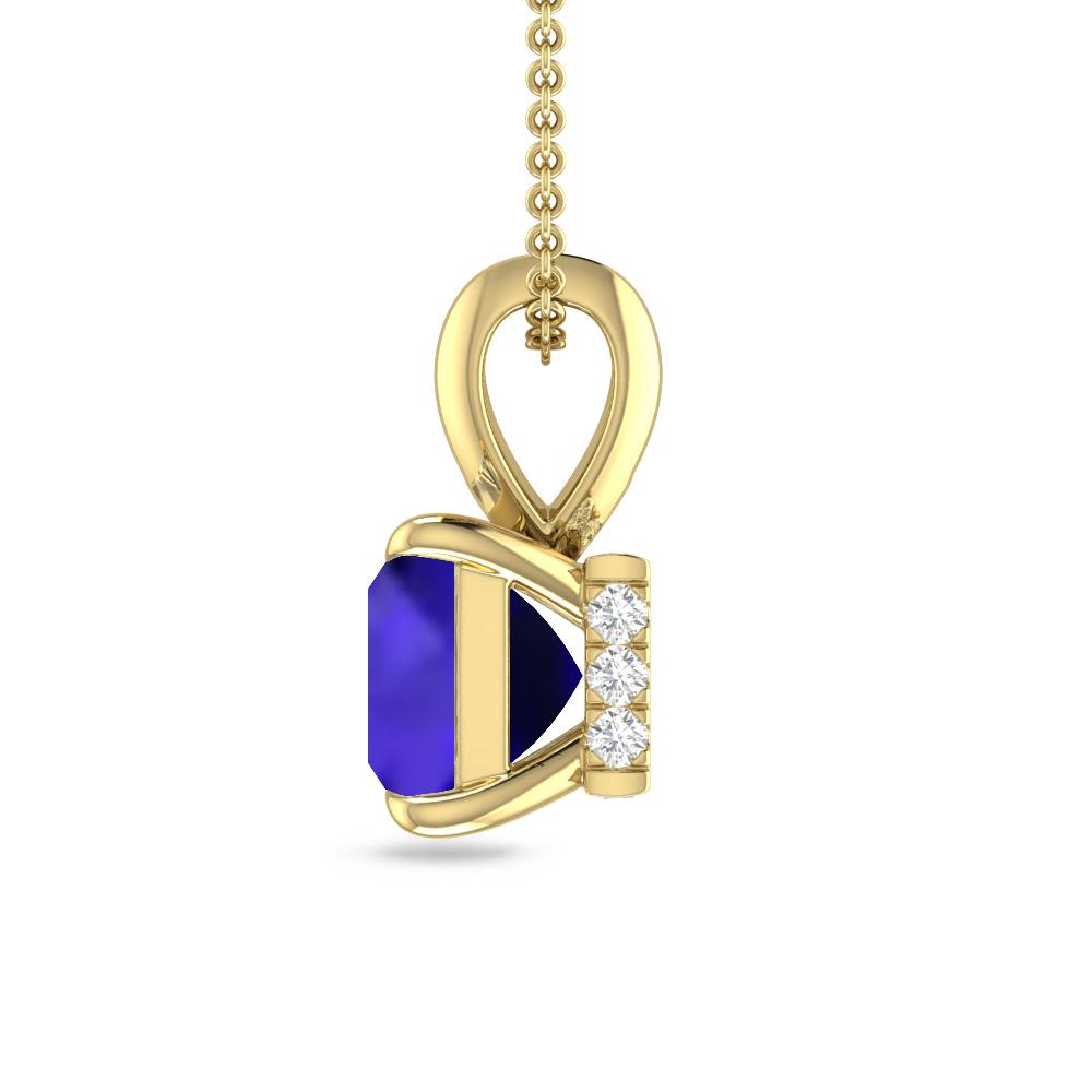 Yellow Gold - Tanzanite