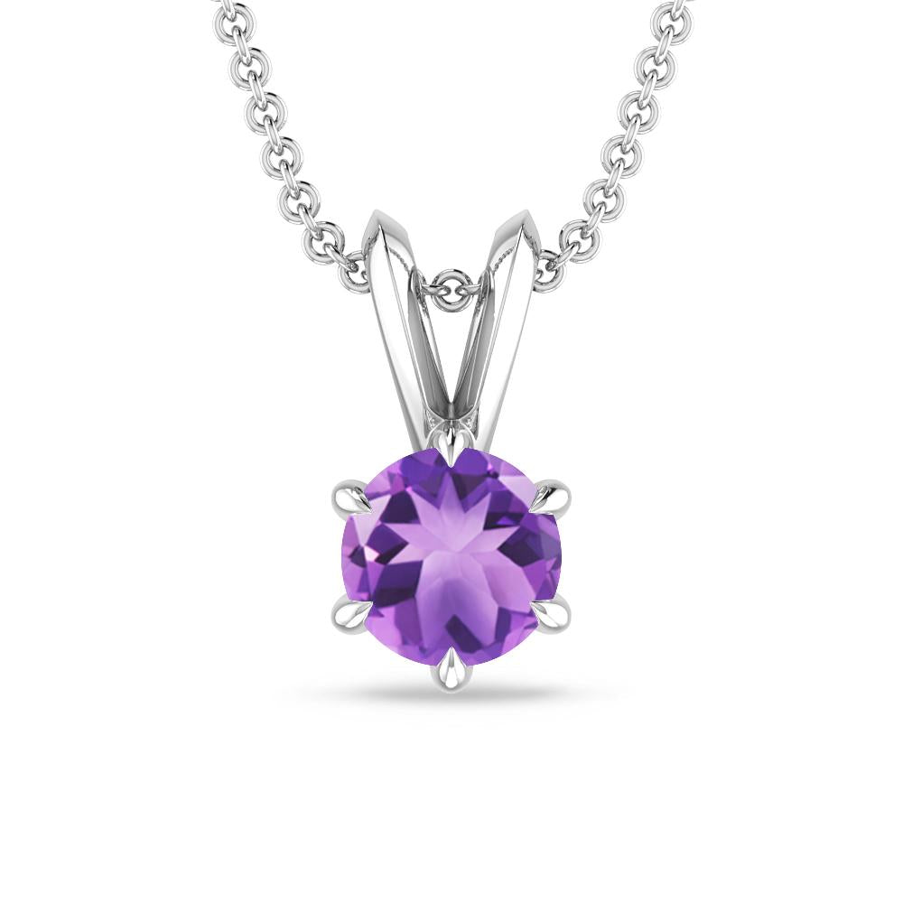 White Gold - Amethyst