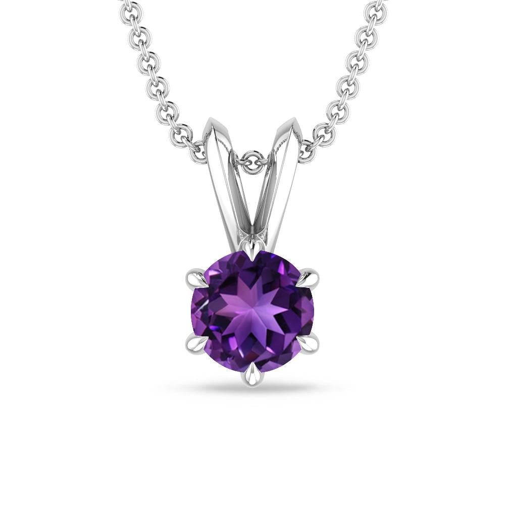 White Gold - Amethyst