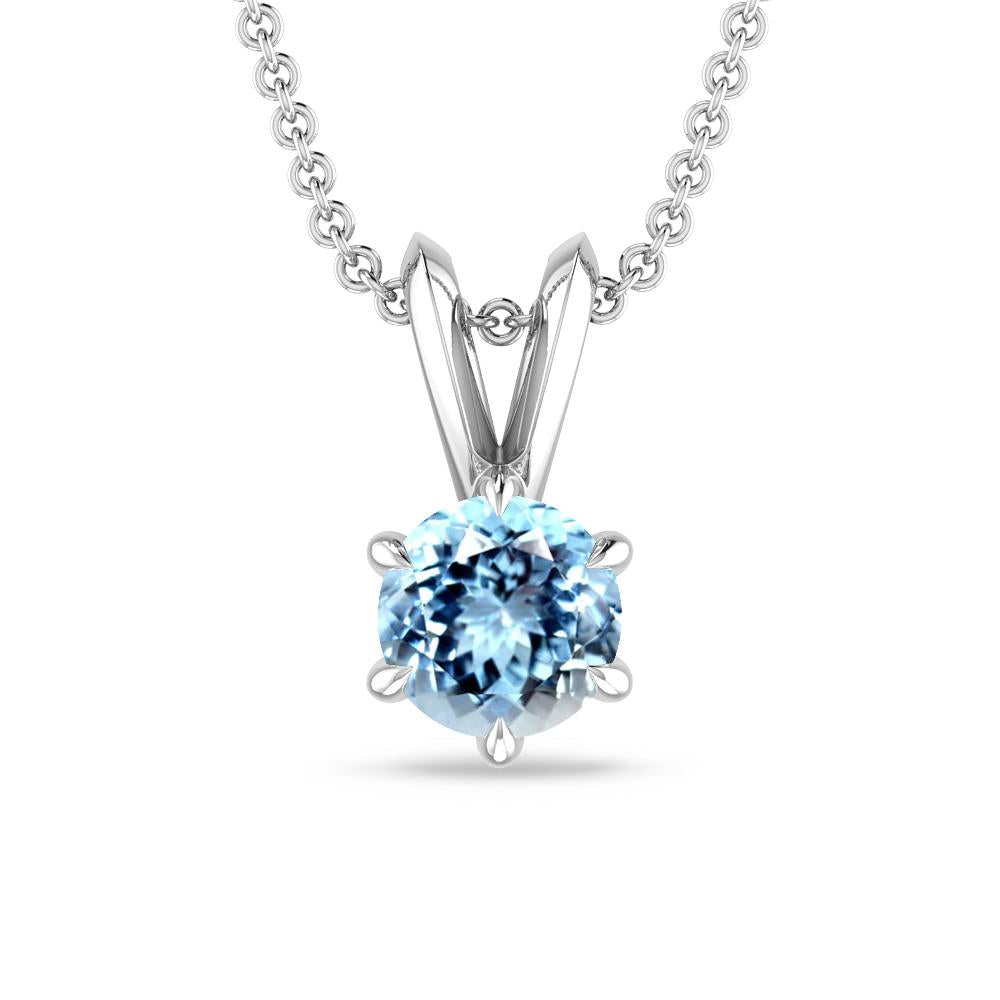 White Gold - Aquamarine